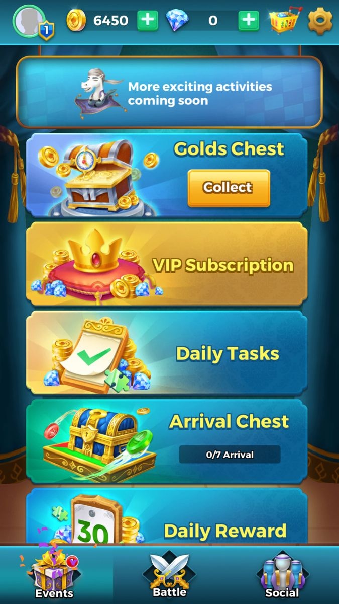 punt casino vip game